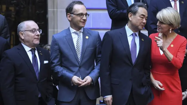 Ngoại trưởng các nước Argentina, Đức, Trung Quốc và Úc tại cuộc gặp ngoại trưởng G20 tại Buenos Aires hồi tháng 5/2018.