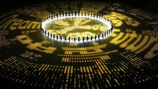 Apertura de ceremonia de las Olimpiadas de invierno 2018.