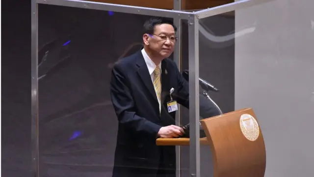 นายไพบูลย์ นิติตะวัน เจ้าของร่างแก้ไขรัฐธรรมนูญฉบับ พปชร.