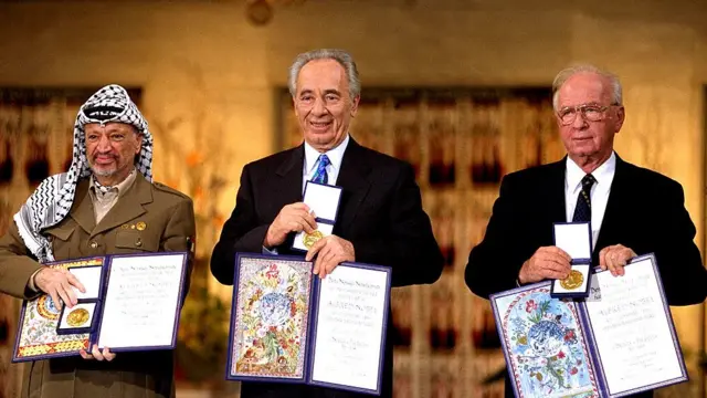 Арафат, Рабин, Перес