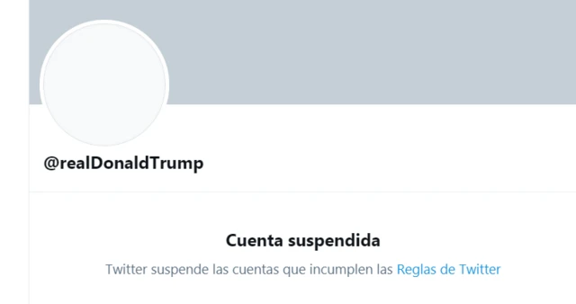 Cuenta suspendida