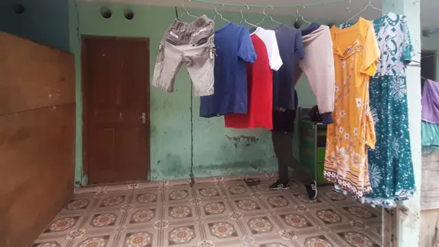 Kamar kos terduga pelaku bom bunuh diri