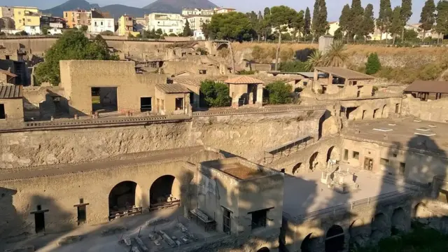 Yacimiento arqueológico Herculano.