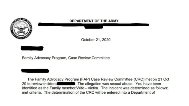 주한미군은 아라씨(가명)를 가정 내 '성폭력 피해자'임을 인정했다