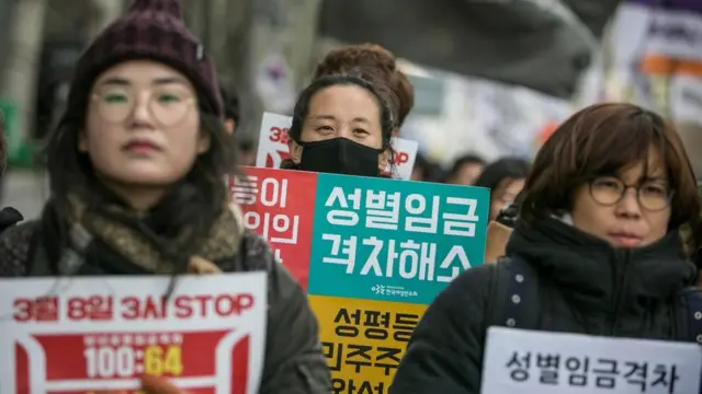 지난 3월 8일 서울에서 열린 성 평등 집회