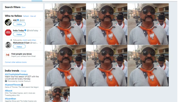 وائرل ہونے والی تصویر