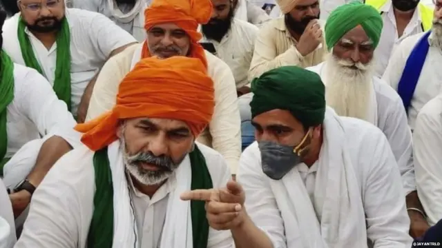 राकेश टिकैत के साथ जयंत चौधरी