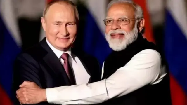 पुतिन और नरेंद्र मोदी