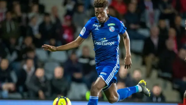 Nuno Da Costa, le jeune attaquant de Strasbourg est auteur d'une belle saison en club.