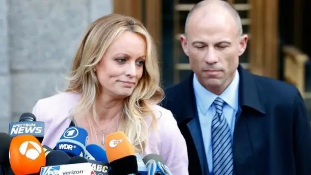 டிரம்புக்கு எதிராக வழக்கு தொடுத்த அமெரிக்க ஆபாசப் பட நடிகையின் வழக்கறிஞர் கைது