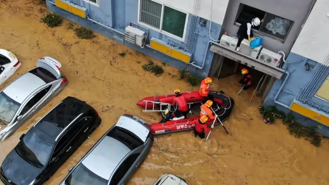 30일 대전에 호우경보가 발효됐다