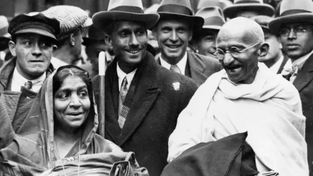 মোহনদাস গান্ধী।