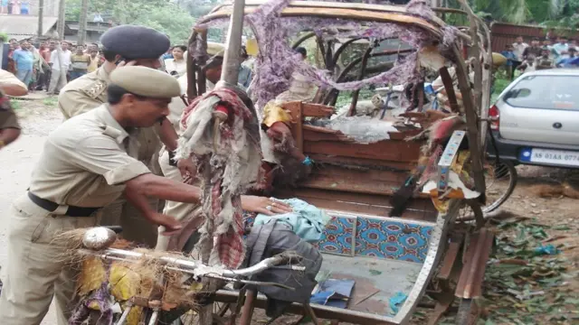 असम में चरमपंथी हमले के बाद की स्थिति