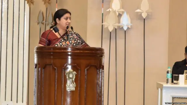 केंद्रीय मंत्री स्मृती इराणी