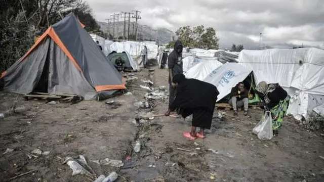 کمپ پناهجویان در