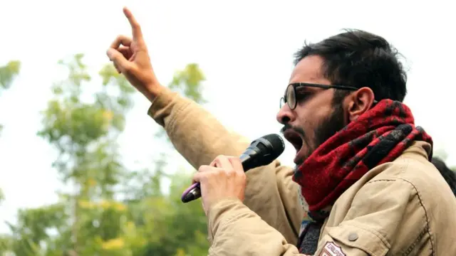 उमर ख़ालिद दिल्ली दंगा मामले में गिरफ्तार