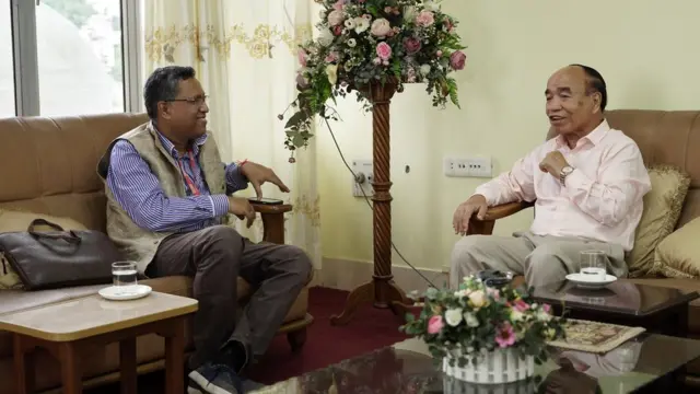 বিবিসির সঙ্গে সাক্ষাৎকারে মিজোরামের মুখ্যমন্ত্রী জোরামথাঙ্গা