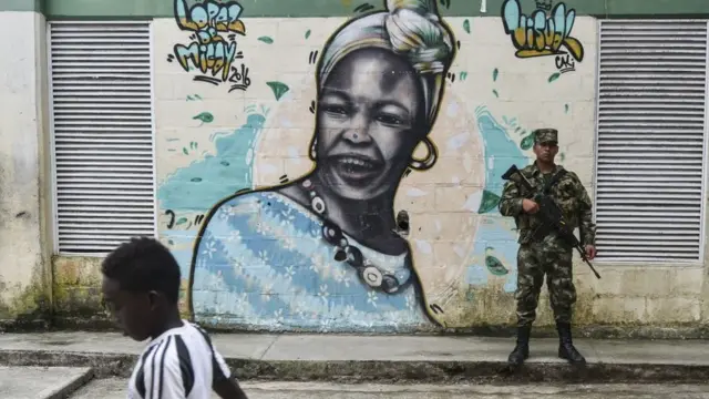 Soldado en Cauca.