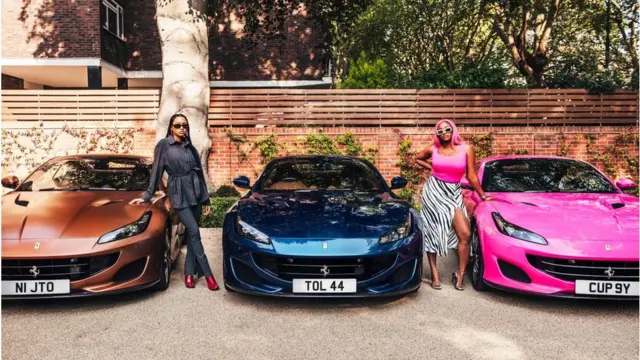 DJ Cuppy father Femi Otedola gift Ferrari Portofino to im daughters