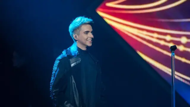 Виконавець MELOVIN під час свого виступу в фіналі національного відбору на "Євробачення 2017"