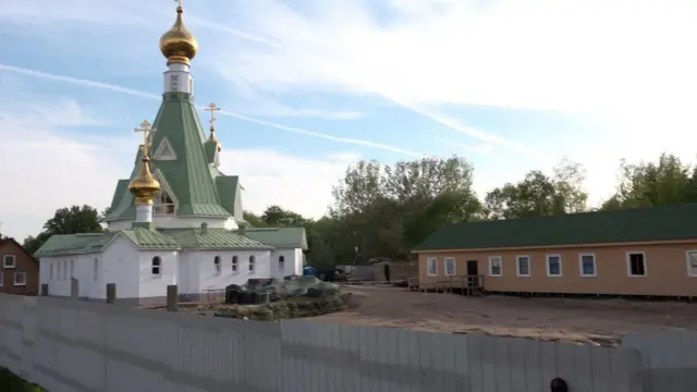 Строящийся храм святителя Иоанна Милостивого