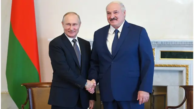 Путин и Лукашенко