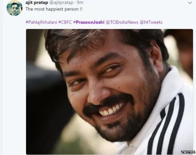 प्रसून जोशी, पहलाज निहलानी, सीबीएफसी