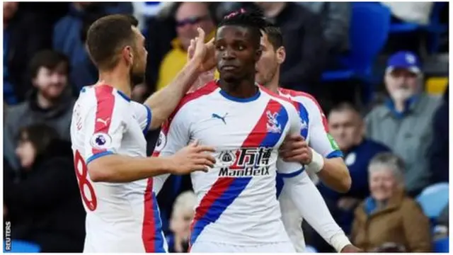 Mchezaji wa Crystal Palace Wilfried Zaha
