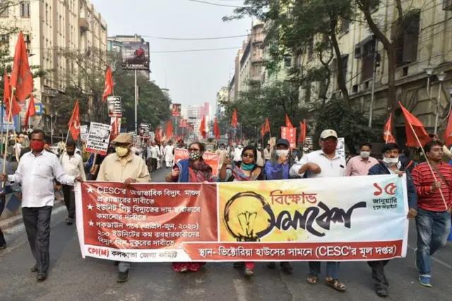 कोलकाता में रैली