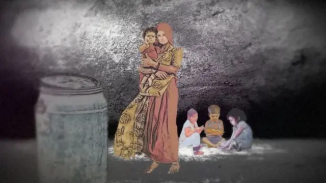 করোনাভাইরাসের কারণে গীতার পরিবারের আয় এক তৃতীয়াংশ কমে গেছে।