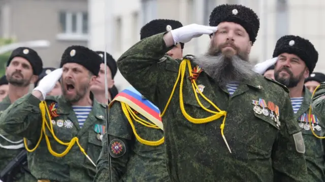 "Парад" з нагоди Дня перемоги в "ЛНР"