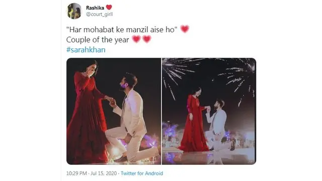 سارہ خان، فلک شبیر