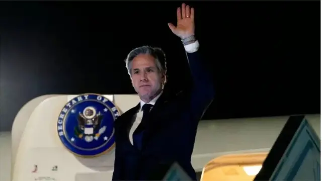 ઇઝરાયલ પહોંચેલા અમેરિકન વિદેશમંત્રી એન્ટની બ્લિંકન