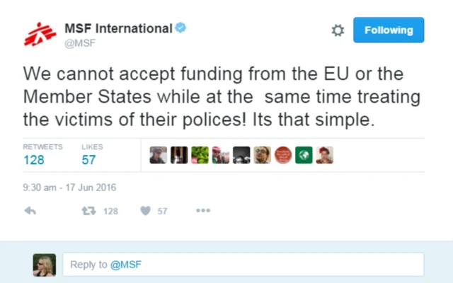 MSF Twitter