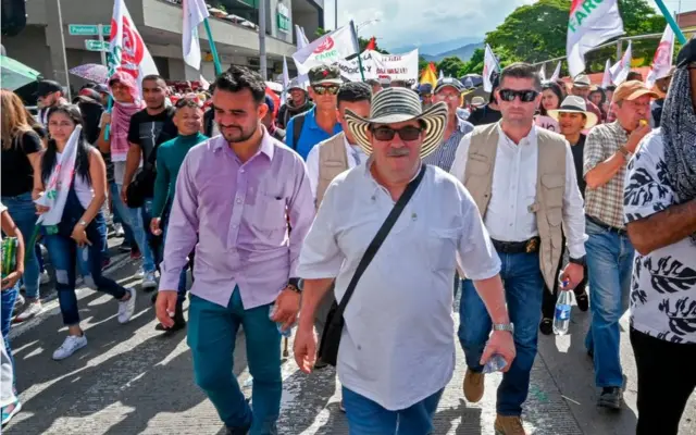 Timochenko en Medellín.