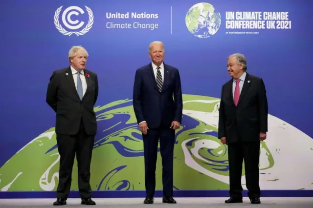 Johnson, Biden ve Guterres
