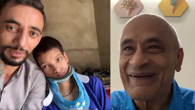 Afsheen dan kakaknya video call dengan Dr Krishnan