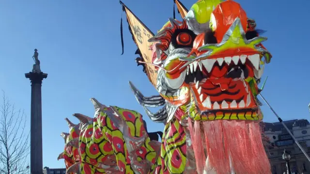 伦敦农历新年联欢（资料照片）