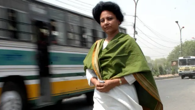 দিল্লিতে পরিবেশবিদ অনুমিতা রায়চৌধুরী