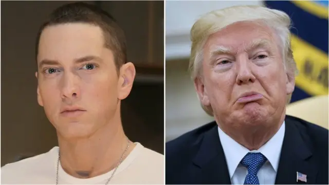 Эминем и Дональд Трамп