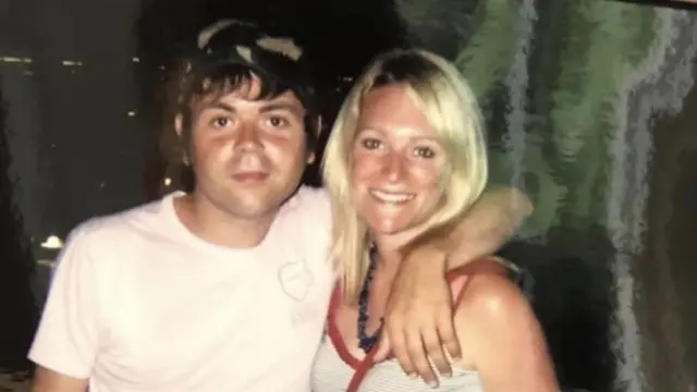 Geraint and Deb when they were younger