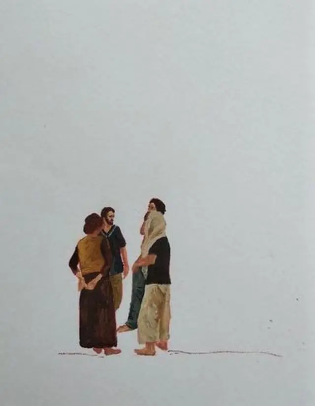 نقاشی سایه منصور