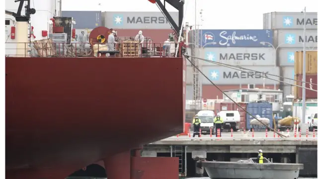 疫情對貨運也有很大影響。