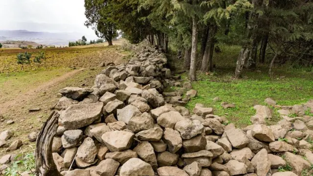 الموقع المقدس الذي اكتشف بواسطة قمر تجسس شمالي إثيوبيا