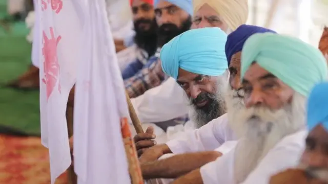 पंजाब में किसानों का प्रदर्शन