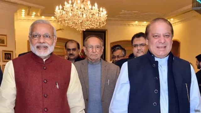 मोदी, नवाज़ शरीफ