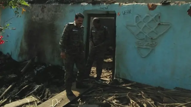 झारखंड में जलाया गया दलित परिवार का घर