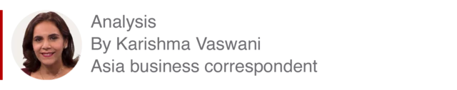 Analysis box by Karishma Vaswani, Asia business correspondent