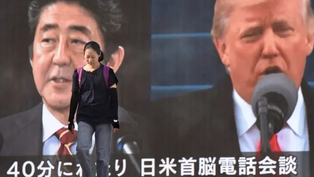 Shinzo Abe, Donald Trump