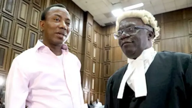 Omoyele Sowore ati Femi Falana